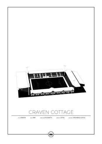 Affiches de Craven Cottage - Fulham - Londres