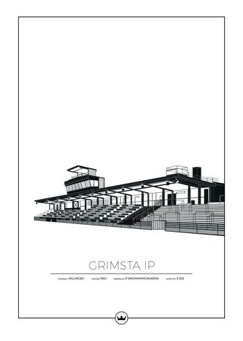 Affiches Par Grimsta Ip - Brommapojkarna - Vällingby - Stockholm