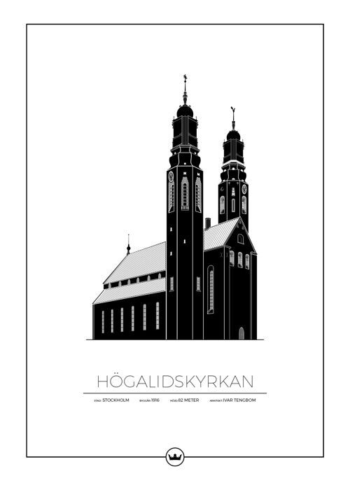 Posters Av Högsby Kommunhus - Högsby