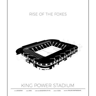 Plakate des King Power Stadium - Leicester