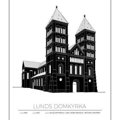 Poster der Kathedrale von Lund - Lund