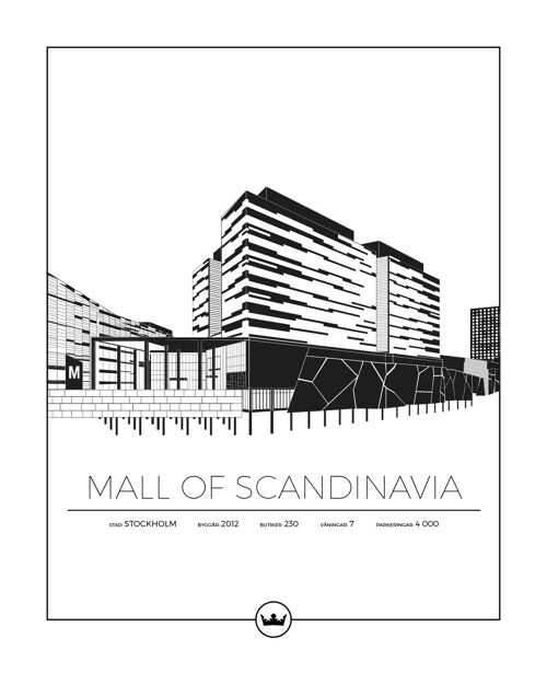 Posters Av Mall Of Scandinavia - Solna