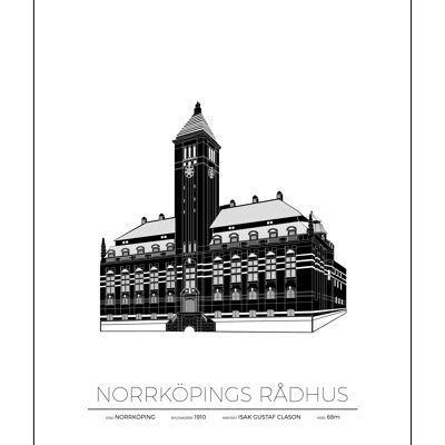 Posters Av Norrköpings Rådhus - Norrköping