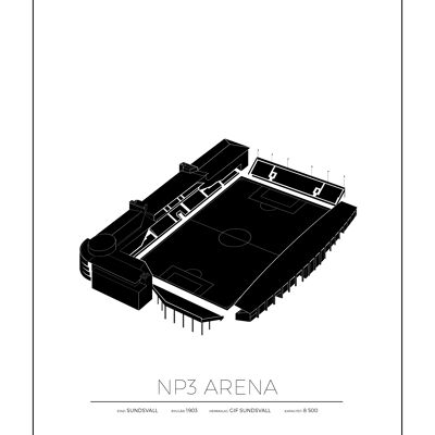 Posters av NP3 Arena - GIF Sundsvall
