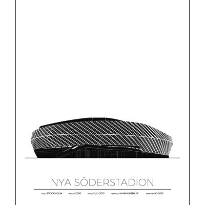 Plakate des neuen Söderstadions - Hammarby - Stockholm