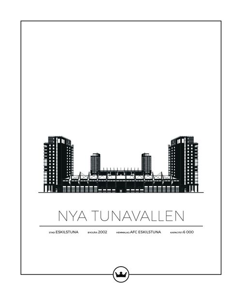 Posters Av Nya Tunavallen - AFC Eskilstuna - Eskilstuna