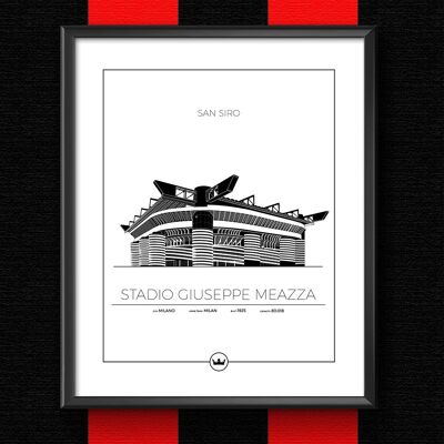 Poster von San Siro - Mailand