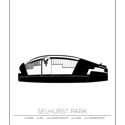 Poster di Selhurst Park - Crystal Palace - Londra