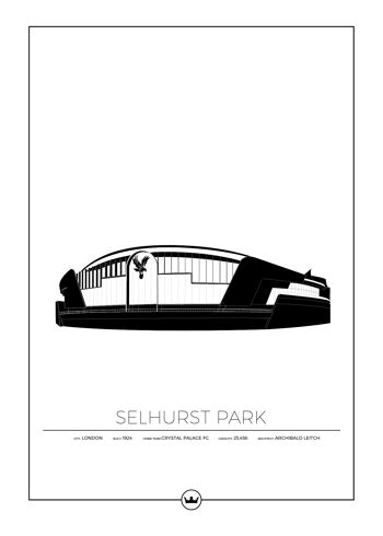 Affiches de Selhurst Park - Crystal Palace - Londres