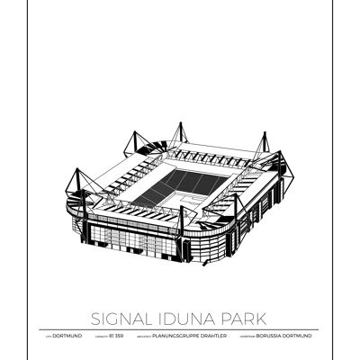 Carteles del Signal Iduna Park - Borussia Dortmund