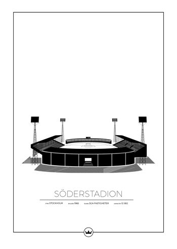 Affiches Du Söderstadion - Stockholm