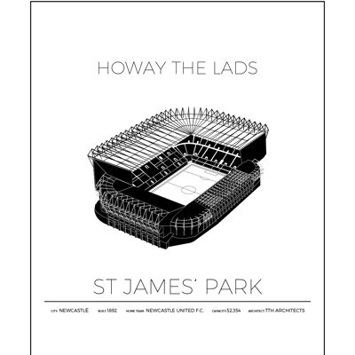Posters av St James' Park - Newcastle