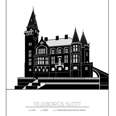 Poster del castello di Teleborg - Växjö