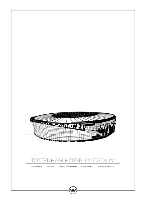 Posters av Tottenham Hotspur Stadium