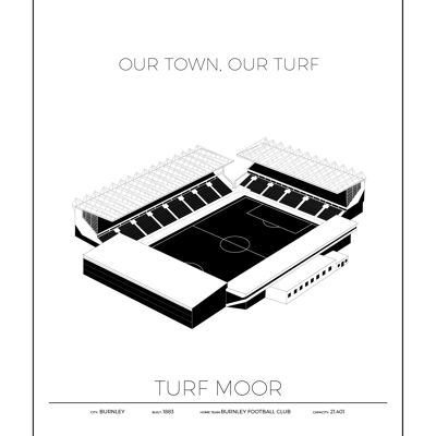 Carteles de Turf Moor - Burnley - Lancashire