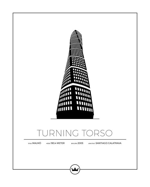 Posters Av Turning Torso - Malmö