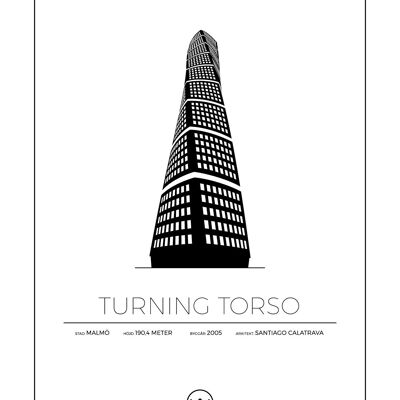 Poster von Turning Torso - Malmö