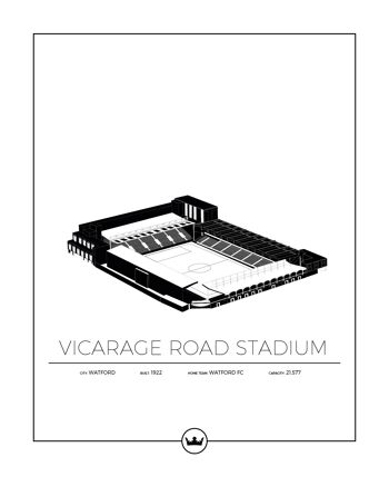 Affiches de Vicarage Road - Watford