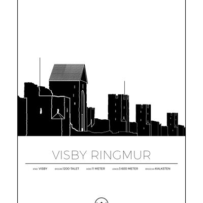 Posters Av Visby Ringmur - Visby