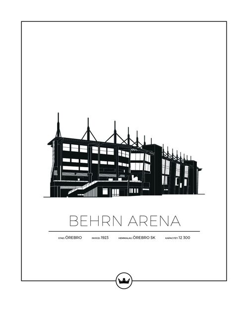 Posters Av Behrn Arena - Örebro