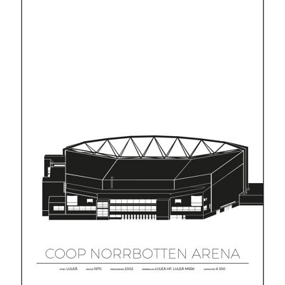 Plakate von Coop Norrbotten Arena - Luleå