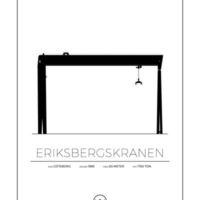 Poster von Eriksbergskranen - Göteborg
