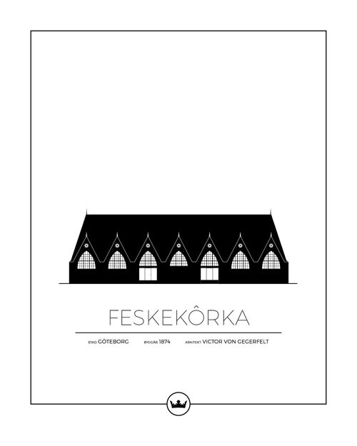 Posters Av Feskekörka - Göteborg