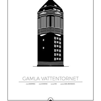 Posters Av Gamla Vattentornet - Linköping
