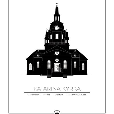Posters Av Katarina Kyrka - Stockholm