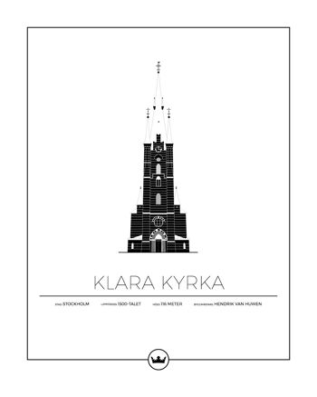Affiches de Klara Kyrka - Stockholm