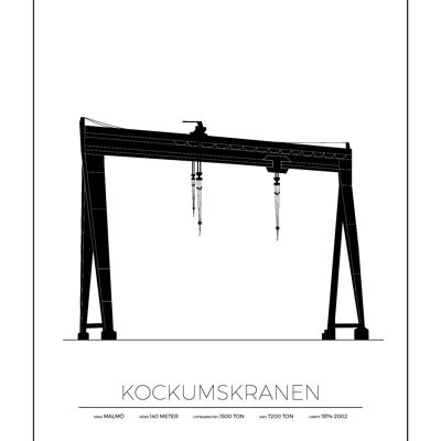 Poster von Kockumskranen - Malmö