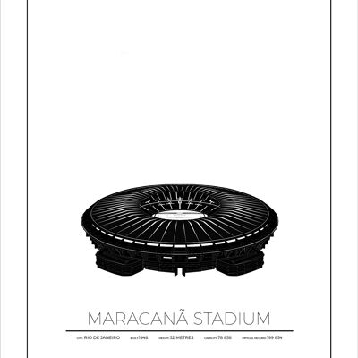 Poster von Maracana-Stadion - Rio