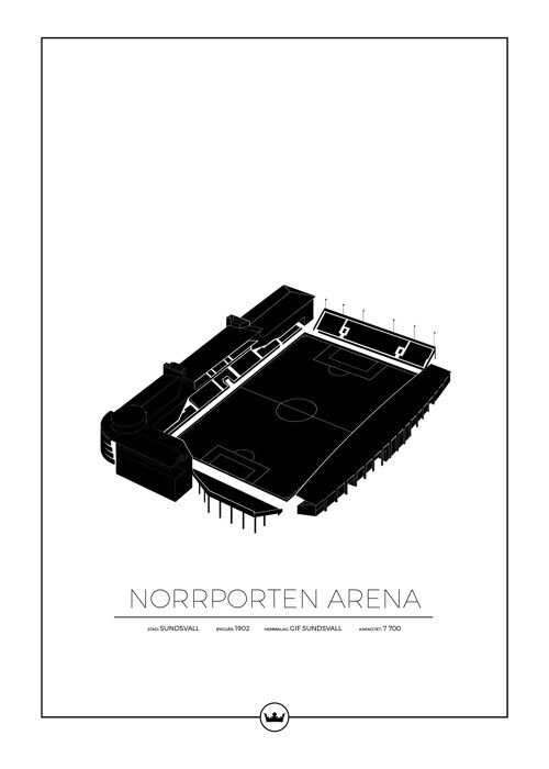 Posters Av Norrporten Arena - Gif Sundsvall