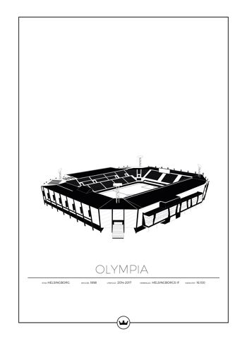 Affiches de la nouvelle Olympie - Helsingborg