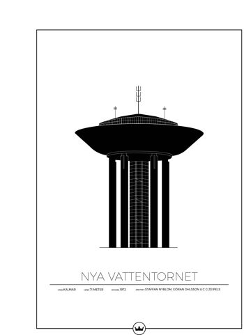 Affiches Par New Water Tower - Kalmar