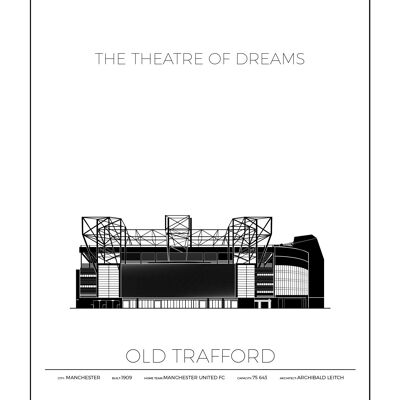 Posters Av Old Trafford - Manchester United