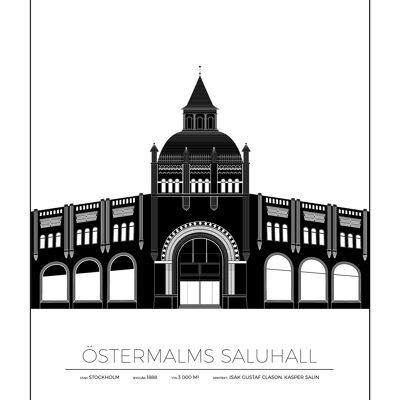 Plakate von Östermalms Saluhall - Stockholm