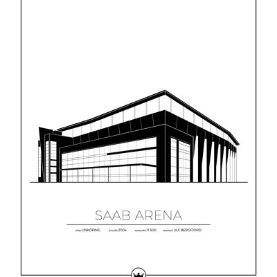 Posters Av Saab Arena - Linköping
