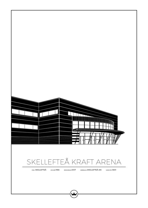 Posters Av Skellefteå Kraft Arena - Skellefteå