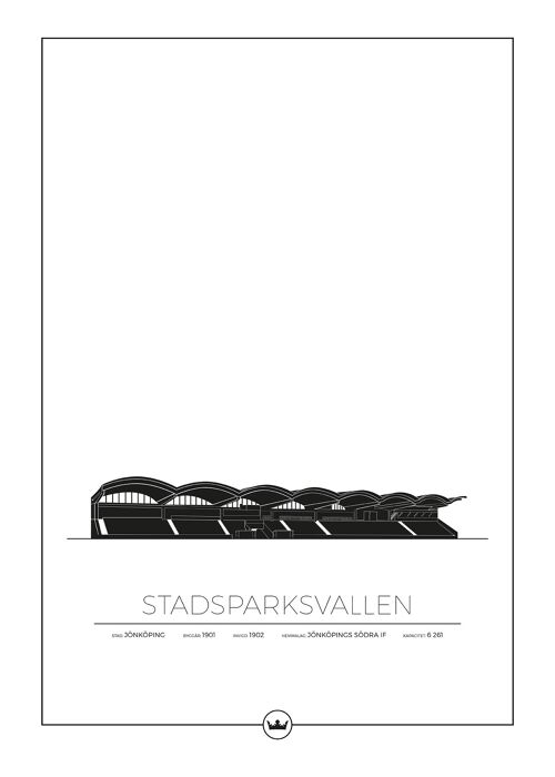 Posters Av Stadsparksvallen - Jönköping Södra IF