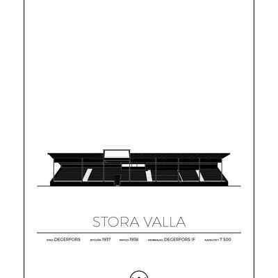 Plakate von Stora Valla - Degerfors If