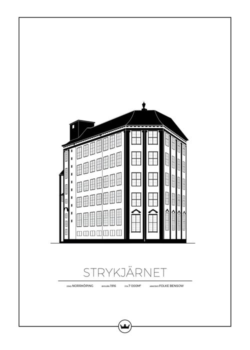 Posters Av Strykjärnet - Norrköping