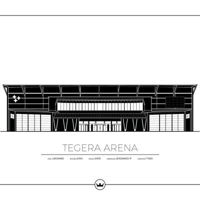 Poster von Tegera Arena - Leksand
