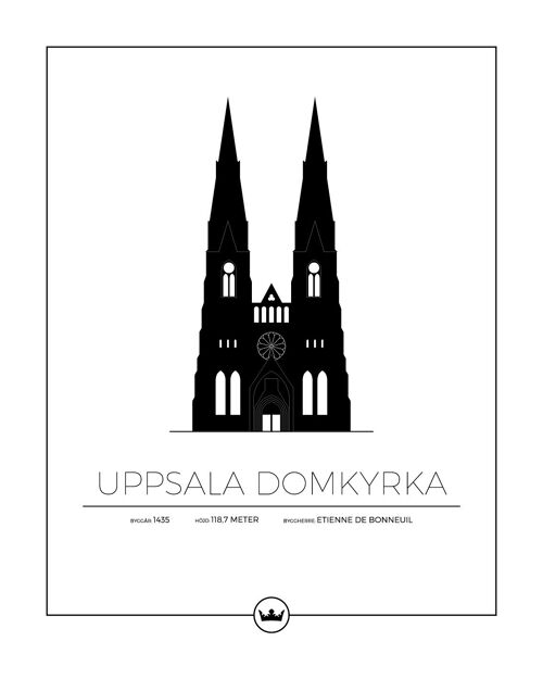 Posters Av Uppsala Domkyrka - Uppsala