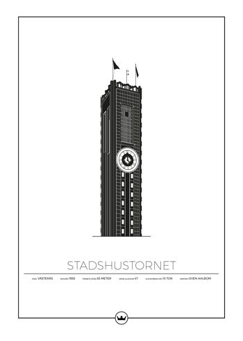 Affiches de la tour de l'hôtel de ville de Västerås - Västerås