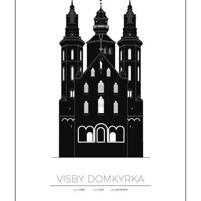 Poster von der Kathedrale von Visby - Visby