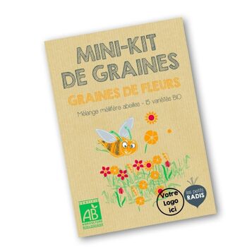 Votre logo sur 50 mini-kits de graines BIO co-brandés 2