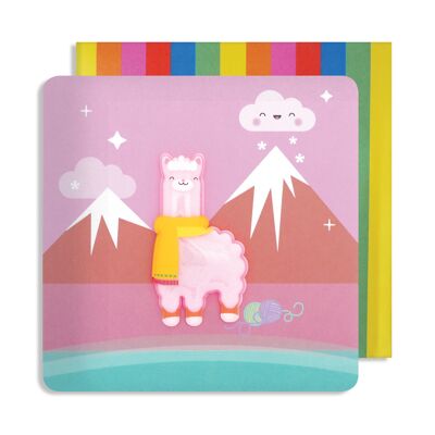 Jelly Mould Alpaca card