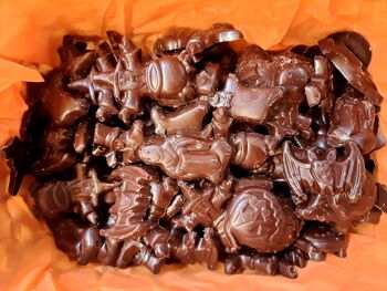 HALLOWEEN ! Friture de chocolat noir. 1