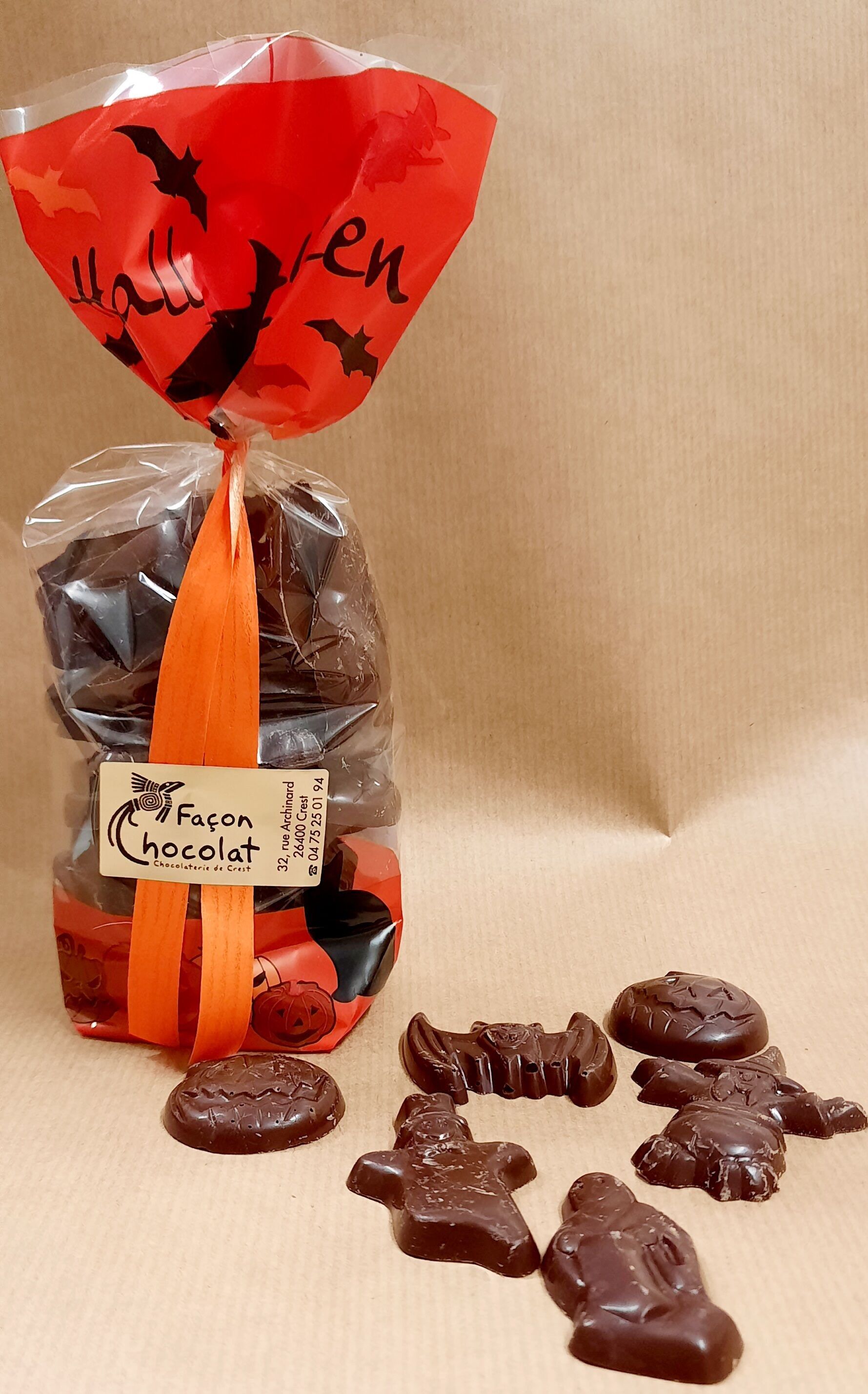 ORGANIC HALLOWEEN! Dark chocolate frying.